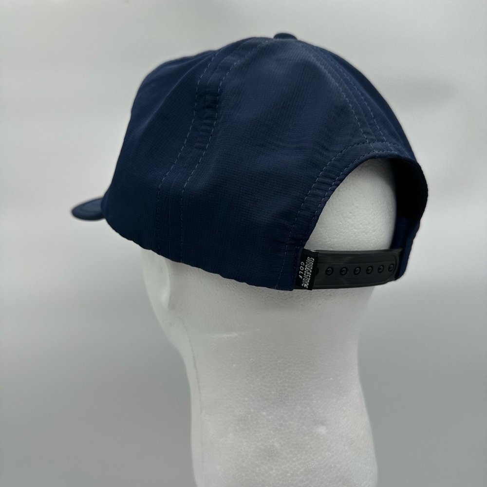 Bridgestone Golf Rope Cap Navy SnapBack 100% Polyester Dad Hat - Picture 6 of 13